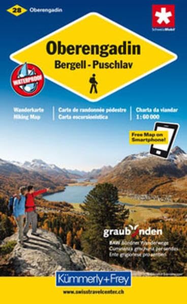 Oberengadin: Bergell - Puschlav. 1 : 60 000 Leisure, Home & Garden