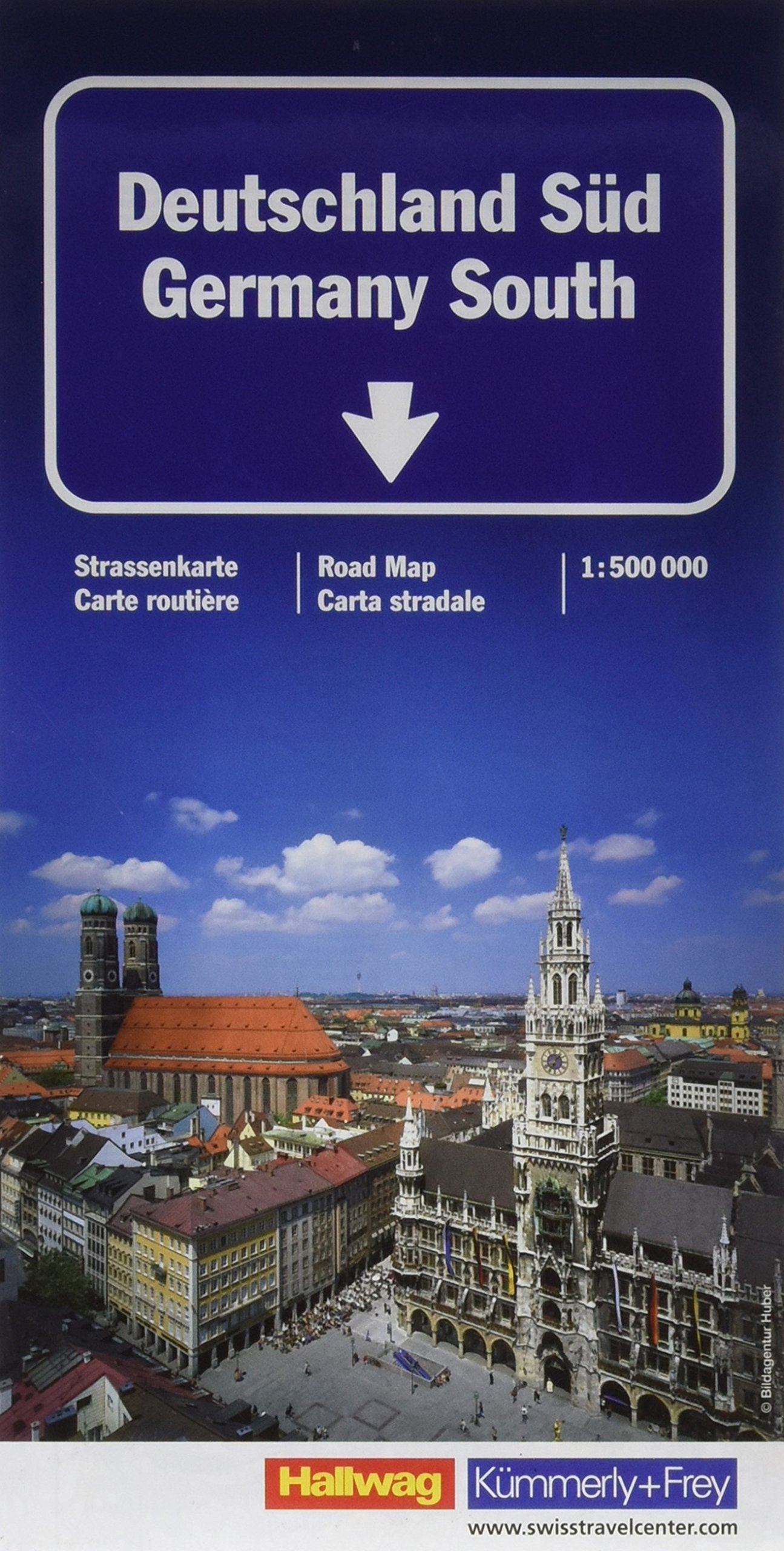 Deutschland Süd 1:500 000: glanzlamminiert (Kümmerly+Frey Strassenkarten) Leisure, Home & Garden