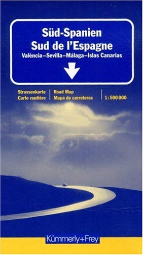 Kümmerly & Frey Karten, Süd-Spanien: Strassenkarte 1:500000. Valencia - Sevilla - Malaga - Islas Canarias mit Sehenswürdigkeiten (Kümmerly+Frey Strassenkarten) Leisure, Home & Garden