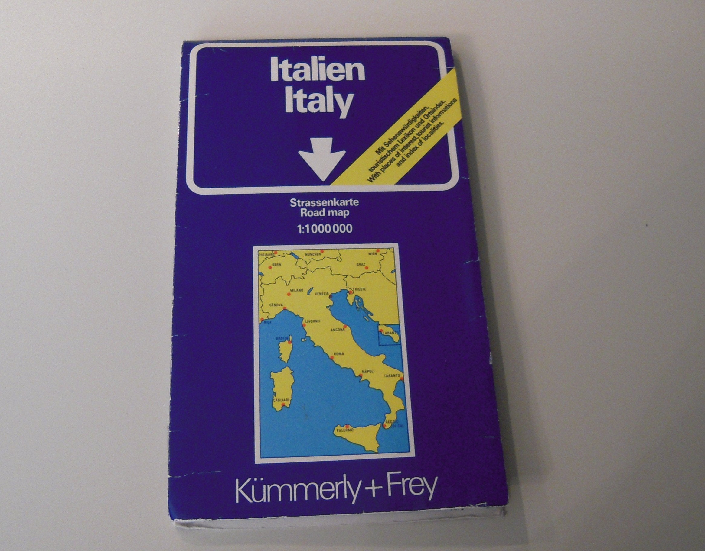Italien: mit Sehenswürdigkeiten u. Ortsindex ; Strassenkt. = Italy Leisure, Home & Garden