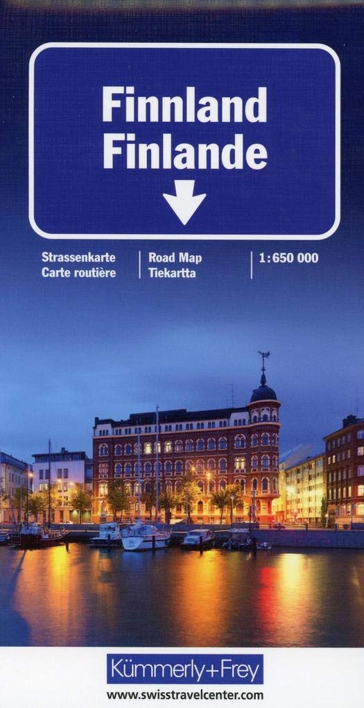 Finnland Strassenkarte: Massstab 1:650 000 (Kümmerly+Frey Strassenkarten) Leisure, Home & Garden