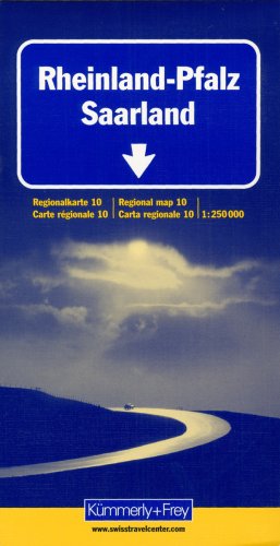 Rheinland-Pfalz /Saarland: Massstab: 1:250000. Regionalkarte (Kümmerly+Frey Regional-Strassenkarte) Leisure, Home & Garden
