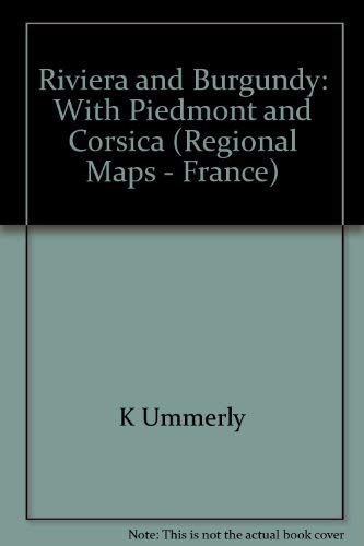 Kümmerly & Frey Karten, Riviera, Burgund: Mit Piemont und Korsika. Straßenkarte. Mit Sehenswürdigkeiten. Maßst. 1 : 500.000. (Regional Maps - France) Leisure, Home & Garden