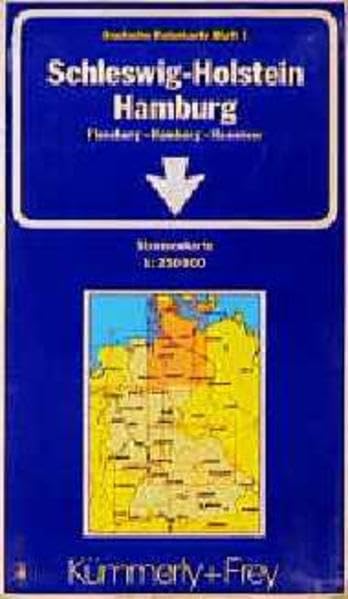 Schleswig-Holstein, Hamburg: Strassenkarte 1:250000. Flensburg - Hamburg - Hannover Blatt 1 (Kümmerly+Frey Strassenkarten, Band 1) Leisure, Home & Garden