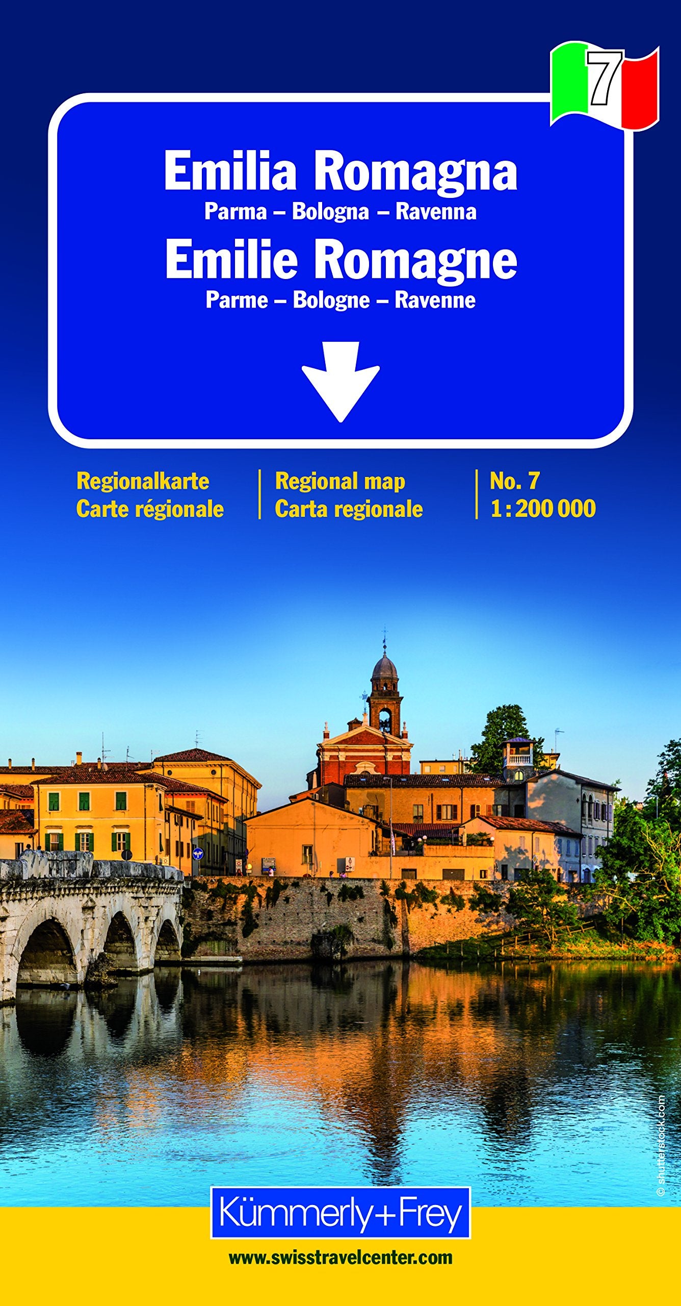 KuF Italien Regionalkarte 07. Emiglia Romana de Agostini 1 : 200 000 Leisure, Home & Garden