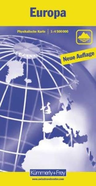 KuF Europa 1 : 4 500 000. Straßenkarte Leisure, Home & Garden