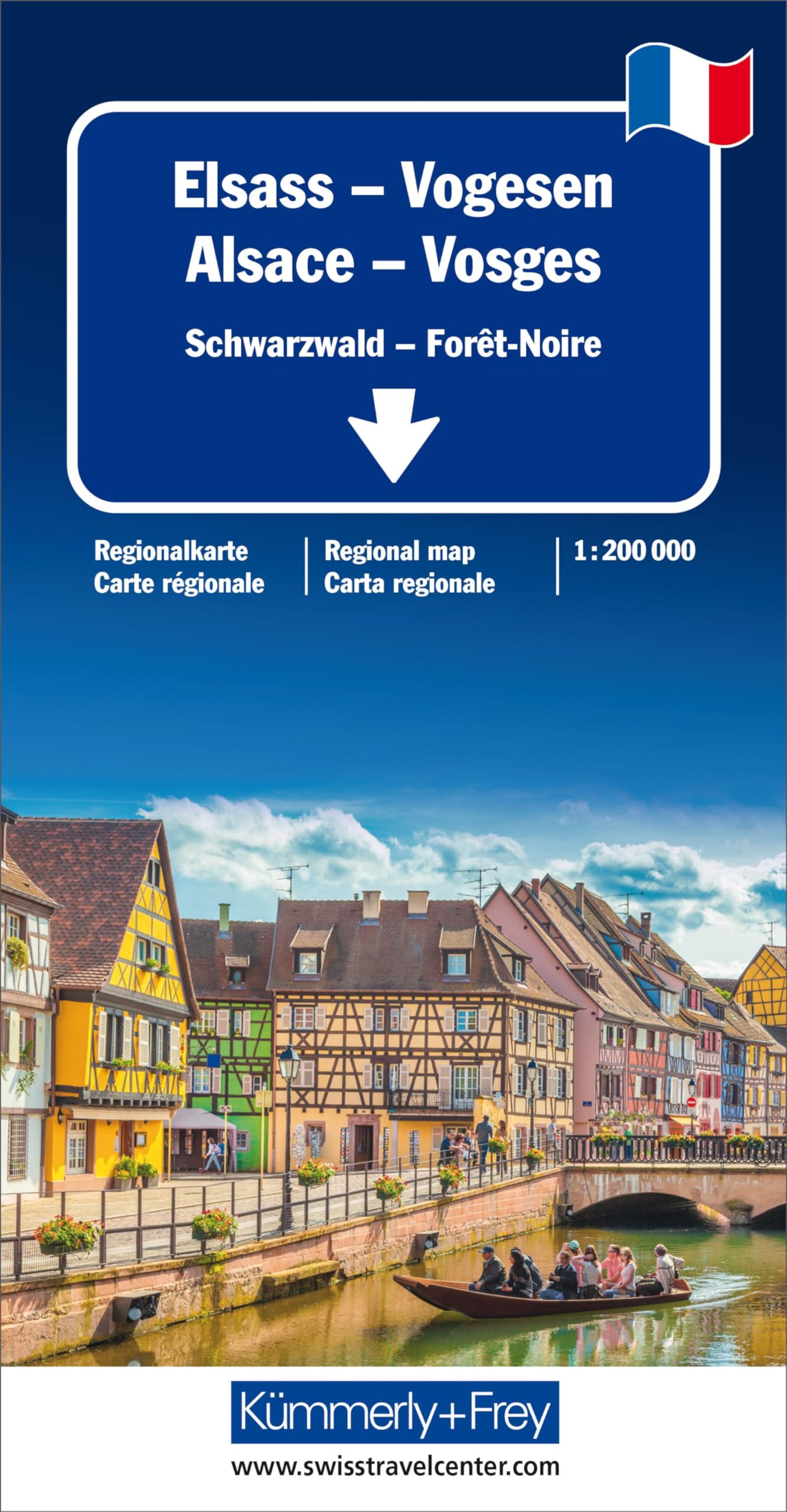 Straßenkarte Elsass Vogesen Schwarzwald Leisure, Home & Garden
