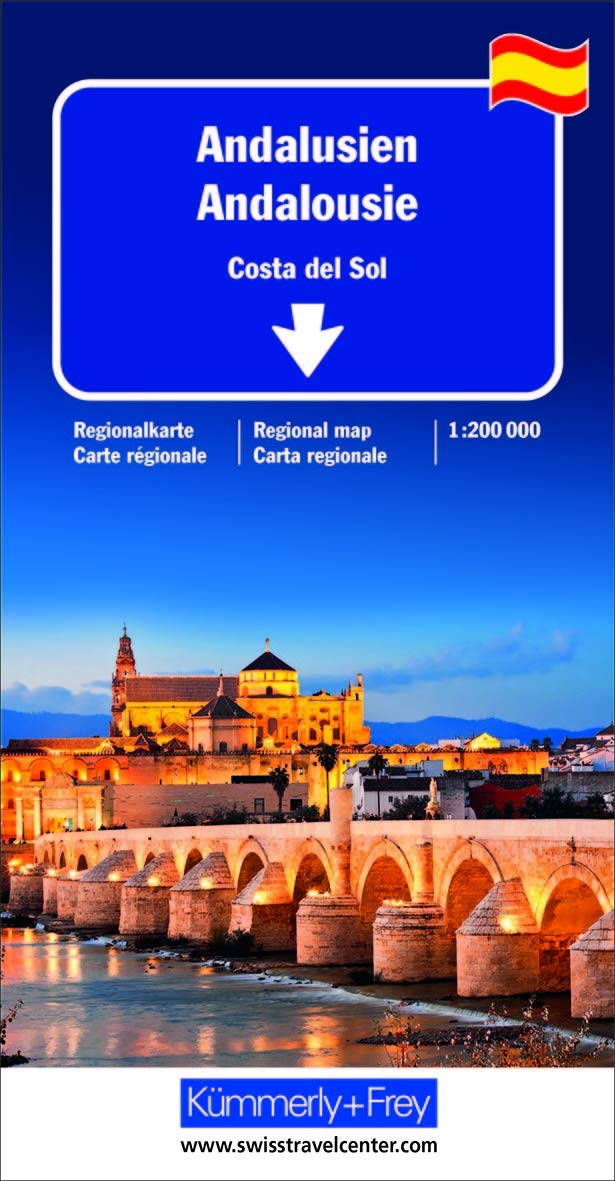 Straßenkarte Andalusien / Costa del Sol 1:200 000 book