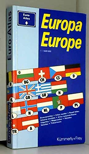 Europa mit Ortsverzeichnis: 1:1 Mill mit 45 Stadtplänen (Kümmerly & Frey Strassenatlanten) Geology & Geography