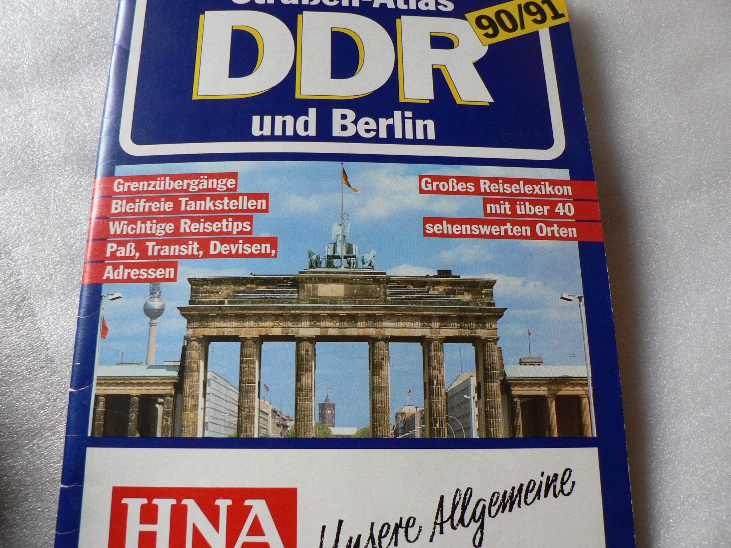 Straßenatlas DDR und Berlin 90/91 (Kümmerly und Frey) Books
