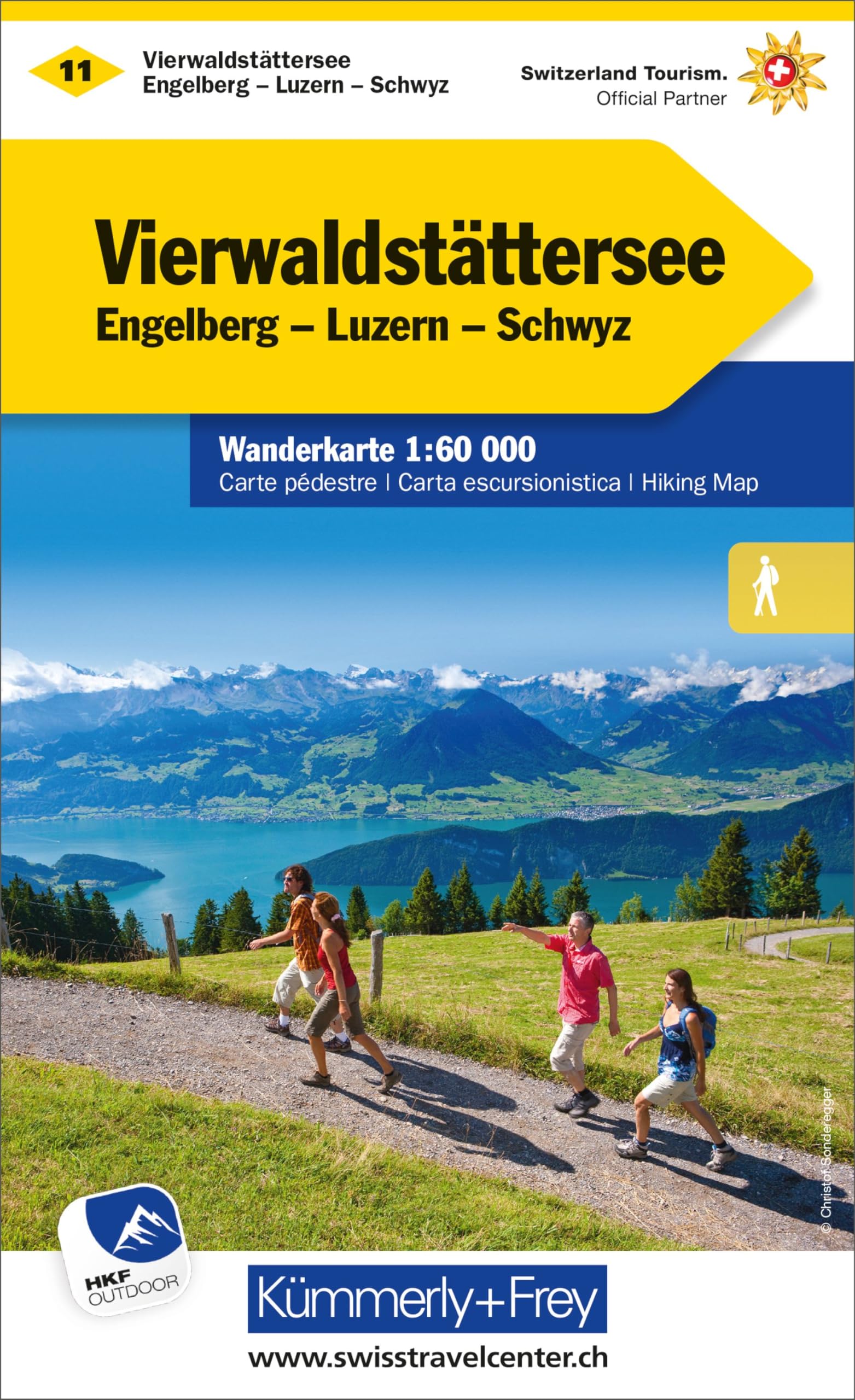 Kümmerly+Frey Wanderkarte 11 Vierwaldstättersee 1:60.000 Leisure, Home & Garden