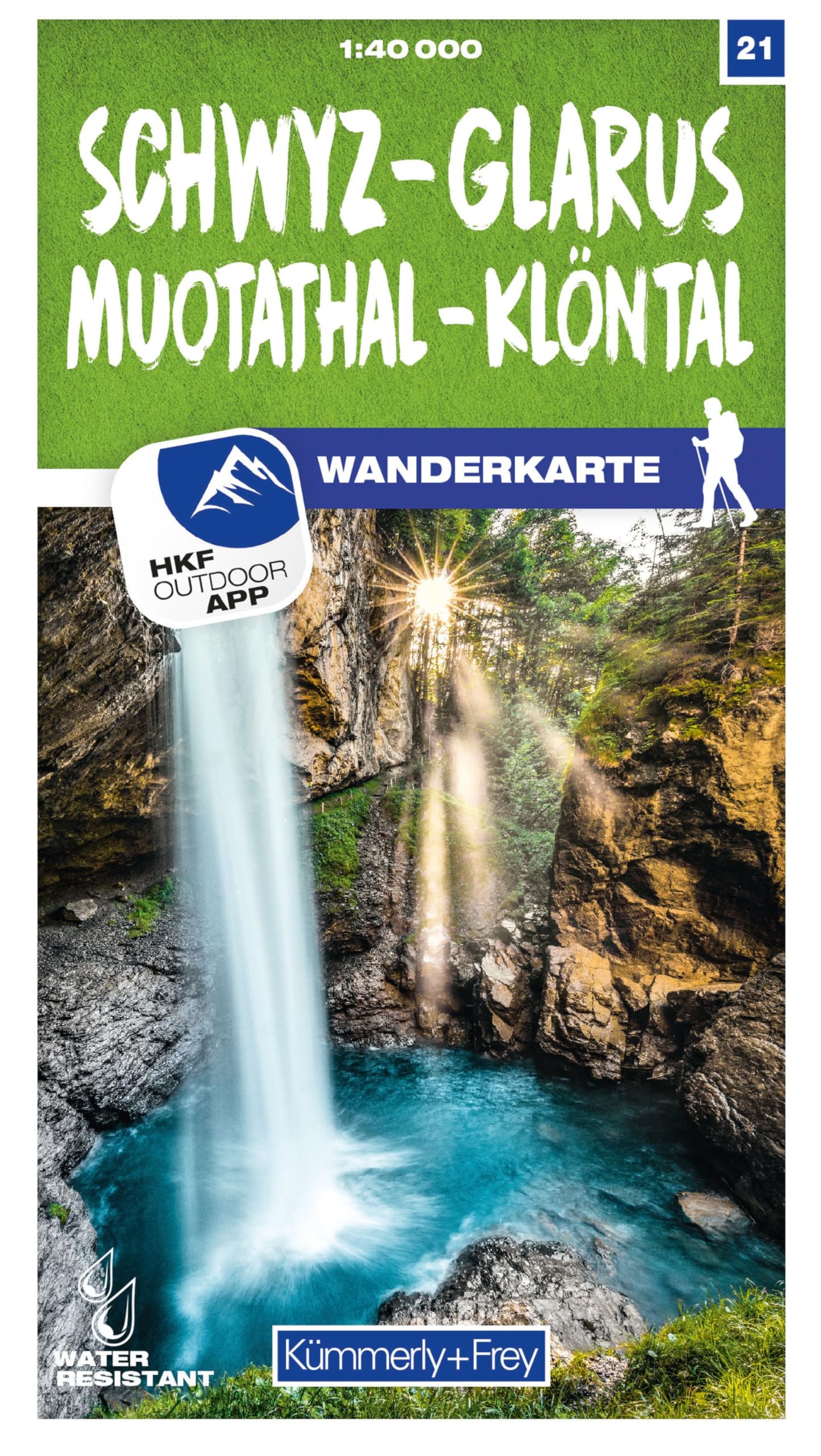 Kümmerly+Frey Wanderkarte 21 Schwyz, Glarus 1:40.000: Mit Muotathal und Klöntal. Wetterfest, matt laminiert und mit free Download Leisure, Home & Garden