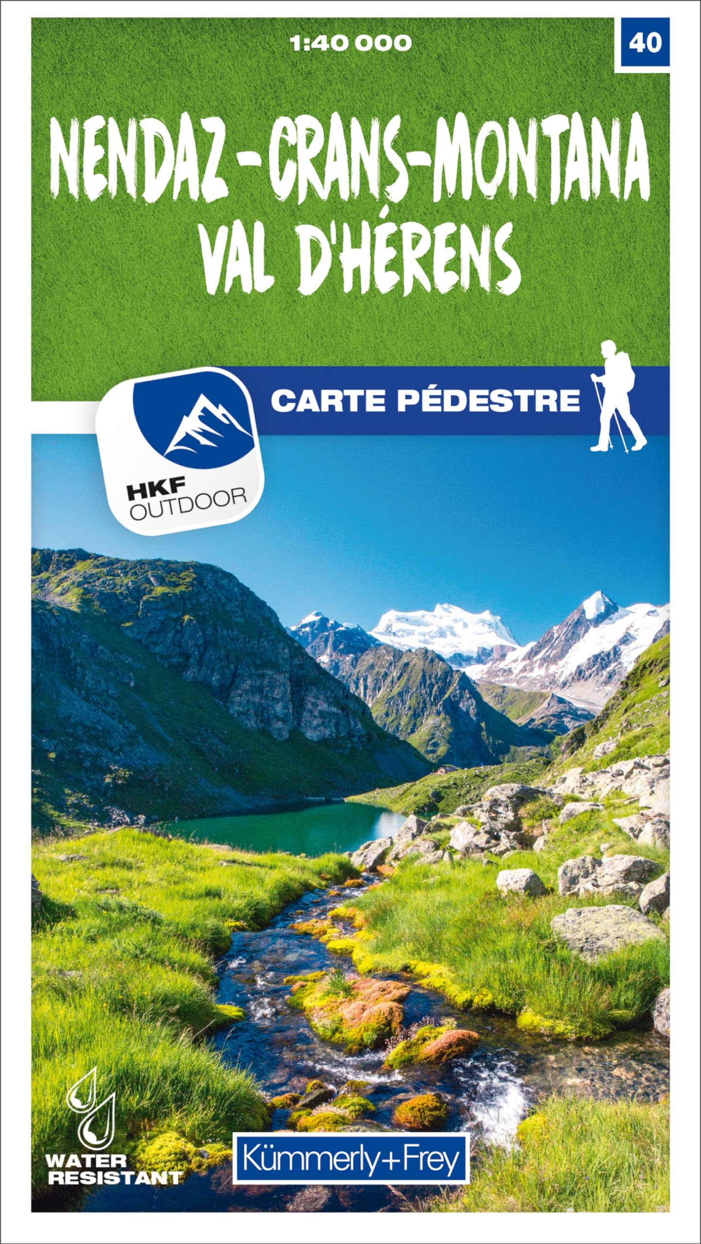 Kümmerly+Frey Wanderkarte 40 Nendaz, Crans-Montana 1:40.000 Leisure, Home & Garden