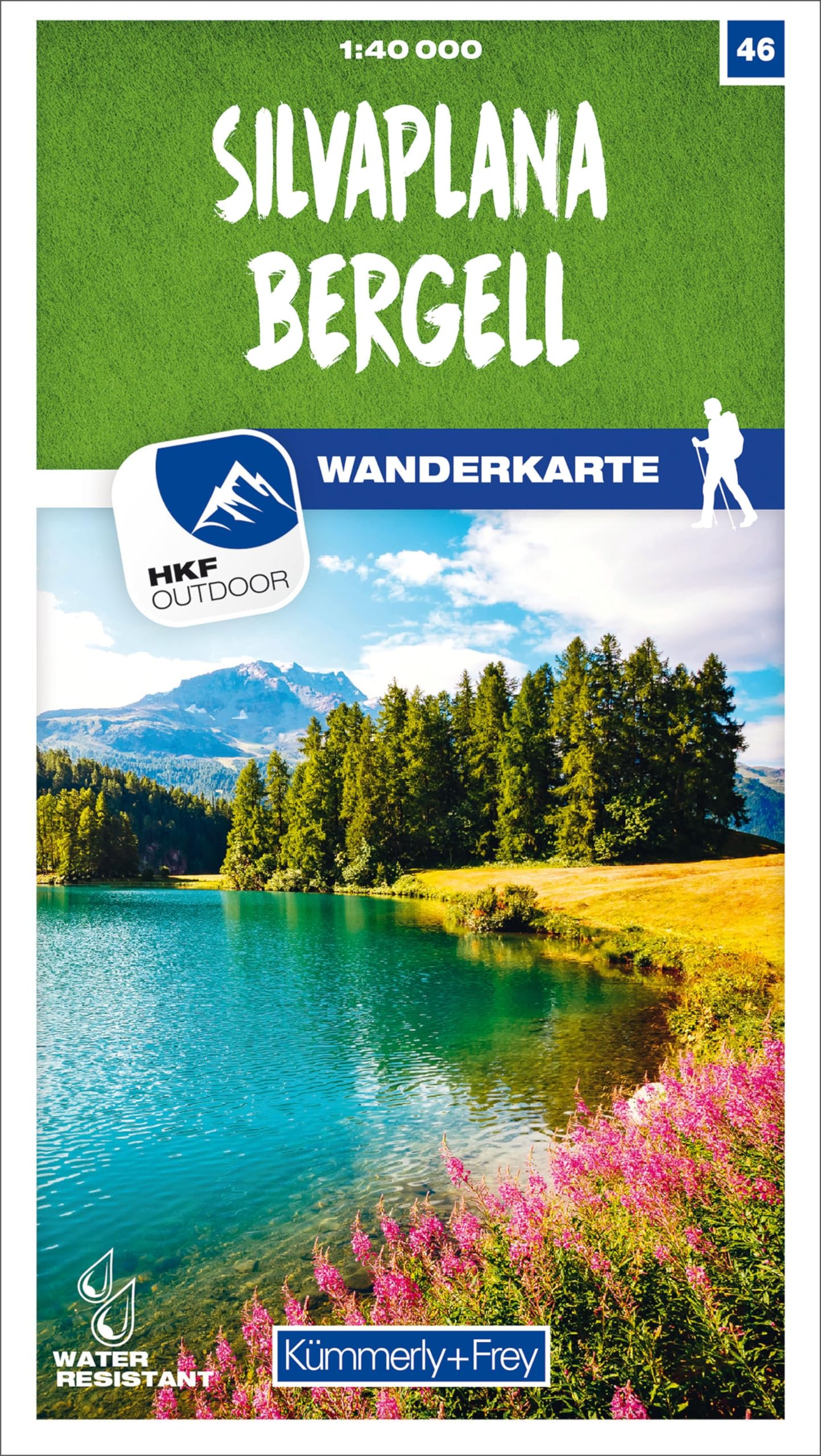 Silvaplana - Bergell 46 Wanderkarte 1:40 000 matt laminiert Leisure, Home & Garden