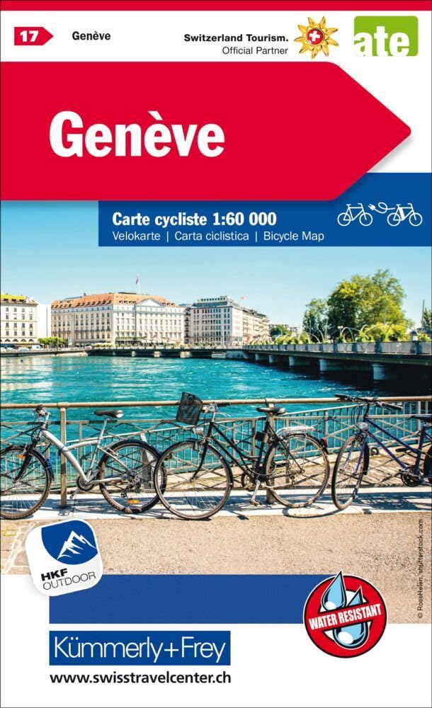 Kümmerly+Frey Velokarte 17 Genève 1:60.000: Wetterfest, matt laminiert und mit free Download Leisure, Home & Garden