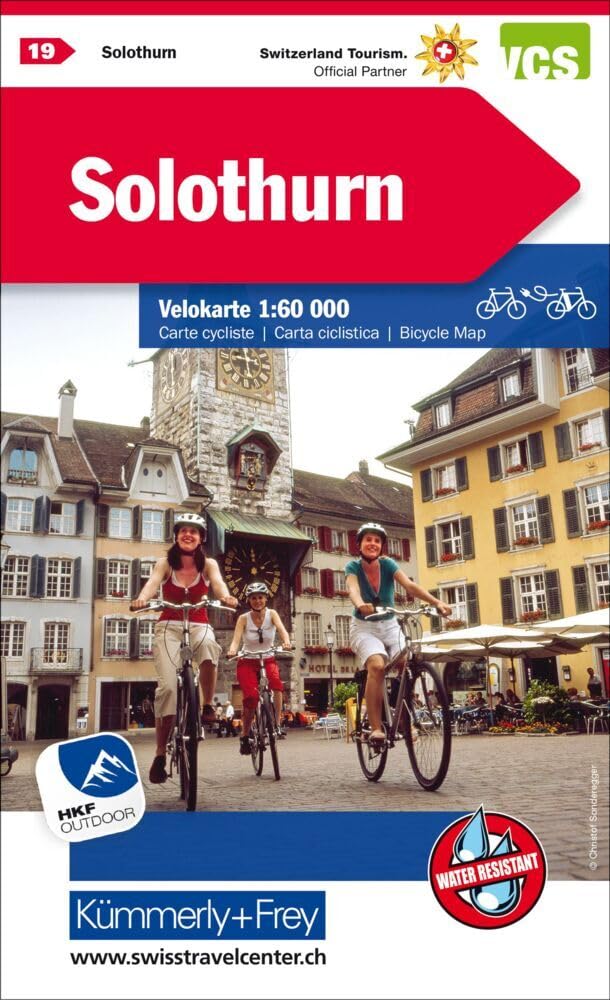 Kümmerly+Frey Velokarte 19 Solothurn 1:60.000 Leisure, Home & Garden
