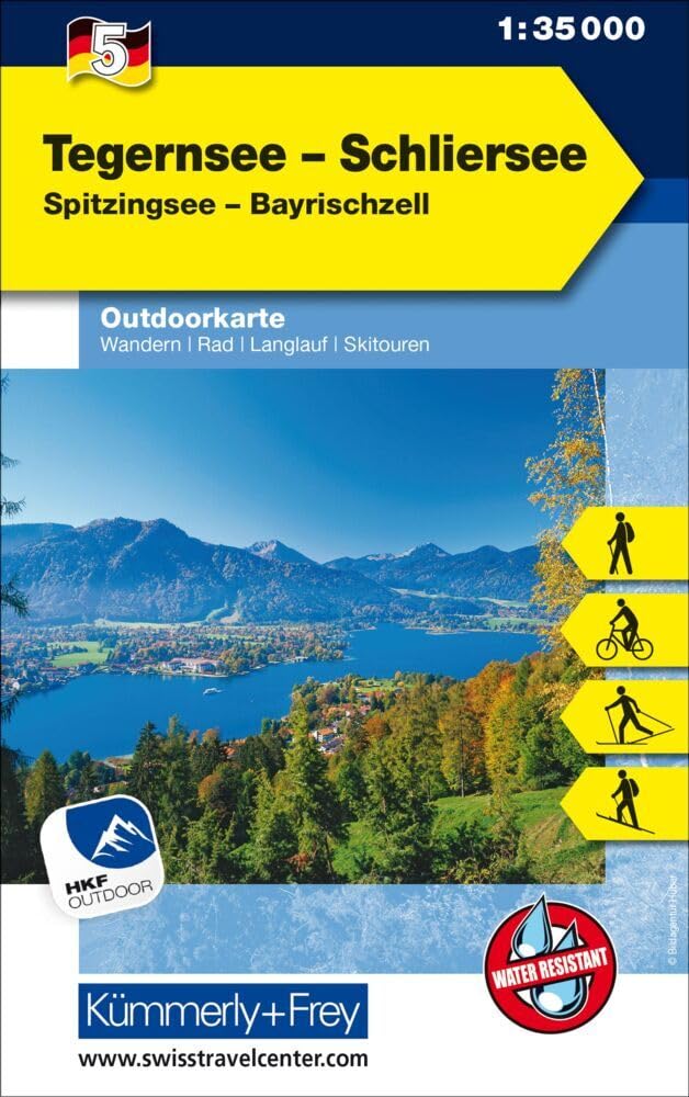 KuF Deutschland Outdoorkarte 05. Tegernsee - Schliersee 1 : 35 000 Leisure, Home & Garden