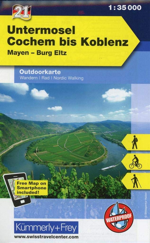 Untermosel - Cochem bis Koblenz 1 : 35.000 Outdoorkarte book