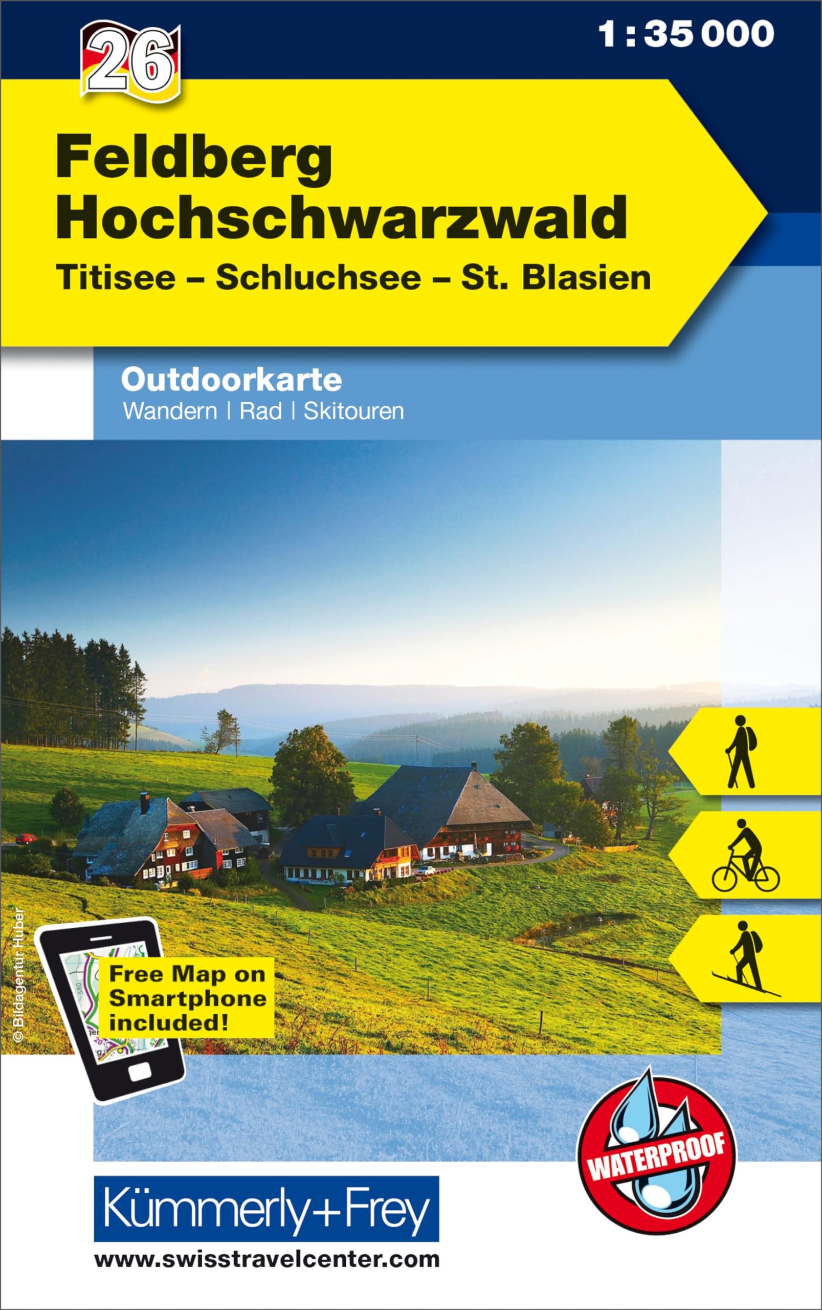 KuF Deutschland Outdoorkarte 26 Feldberg - Hochschwarzwald 1 : 35.000 Leisure, Home & Garden