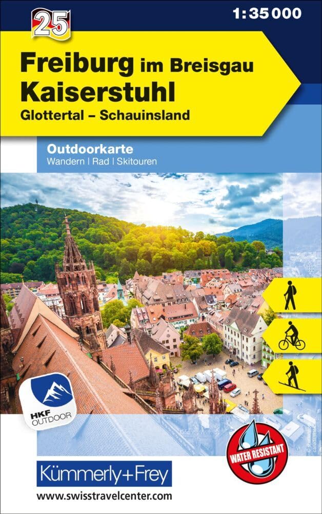 Kümmerly+Frey Outdoorkarte Deutschland 25 Freiburg im Breisgau, Kaiserstuhl 1:35.000: Mit Glottertal und Schauinsland. Touren für Wanderer, Biker und mehr! Free Download Leisure, Home & Garden