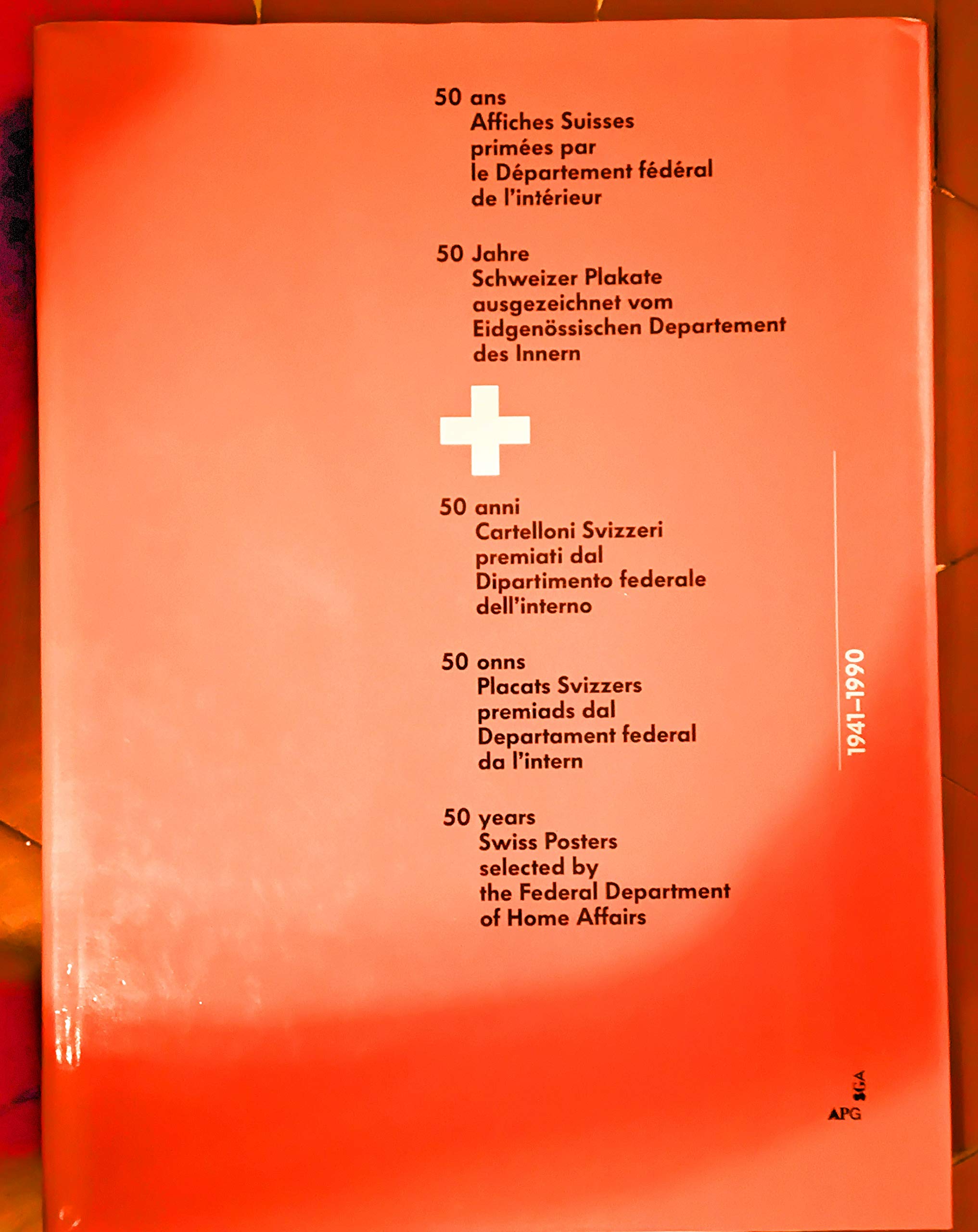 Cinquante ans: affiches suisses primees par le département federal de l'interieur Books
