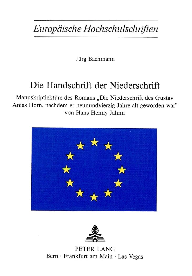 Die Handschrift der «Niederschrift» Contemporary literature