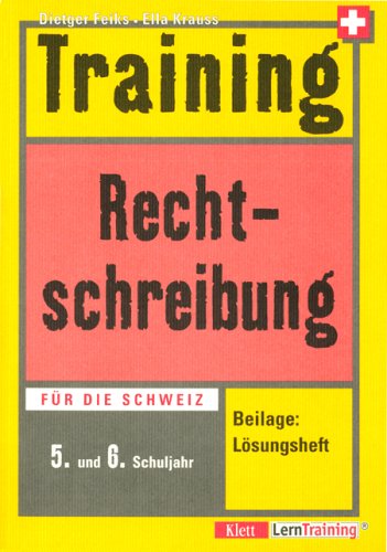 Training Rechtschreibung: 5./6. Schuljahr Study Guides