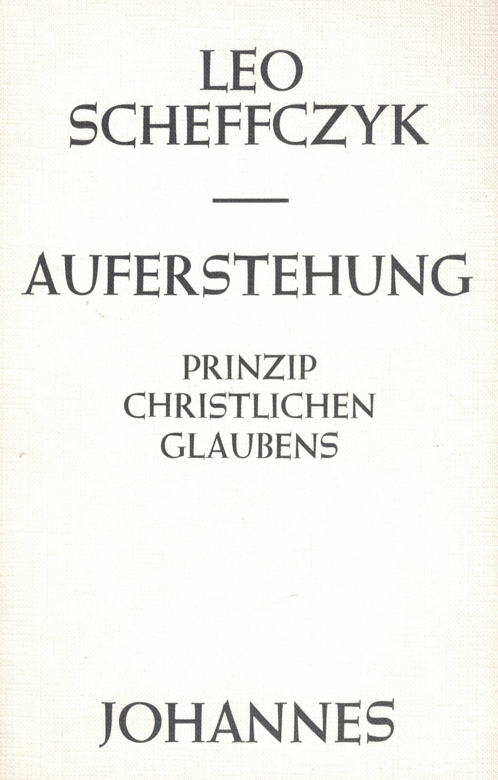 Sammlung Horizonte ; N.F., 9 Auferstehung : Prinzip d. christl. Glaubens Books