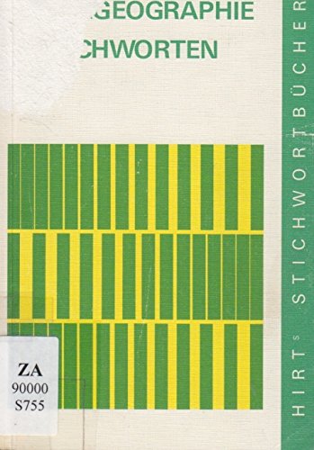 Agrargeographie in Stichworten Social Sciences