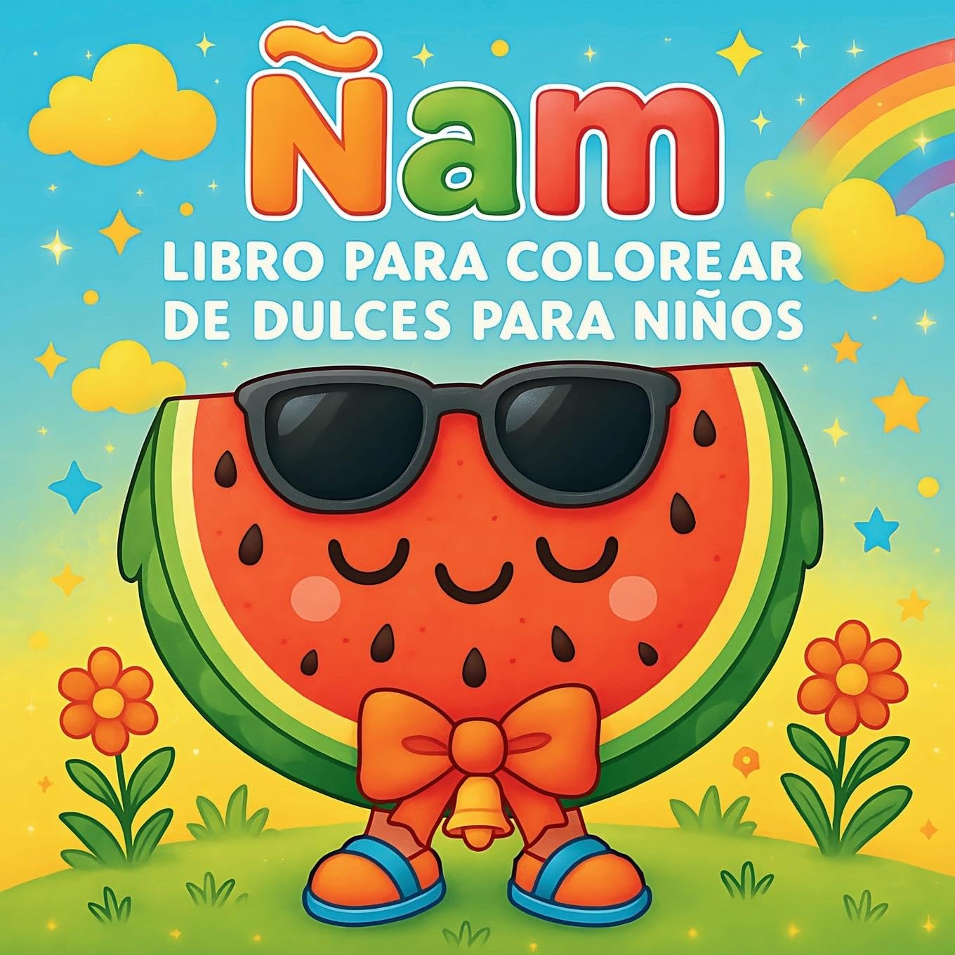 Ñam - Libro para colorear de dulces para niños Tiptoi & Games