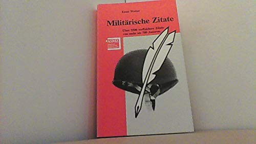 Militärische Zitate Books