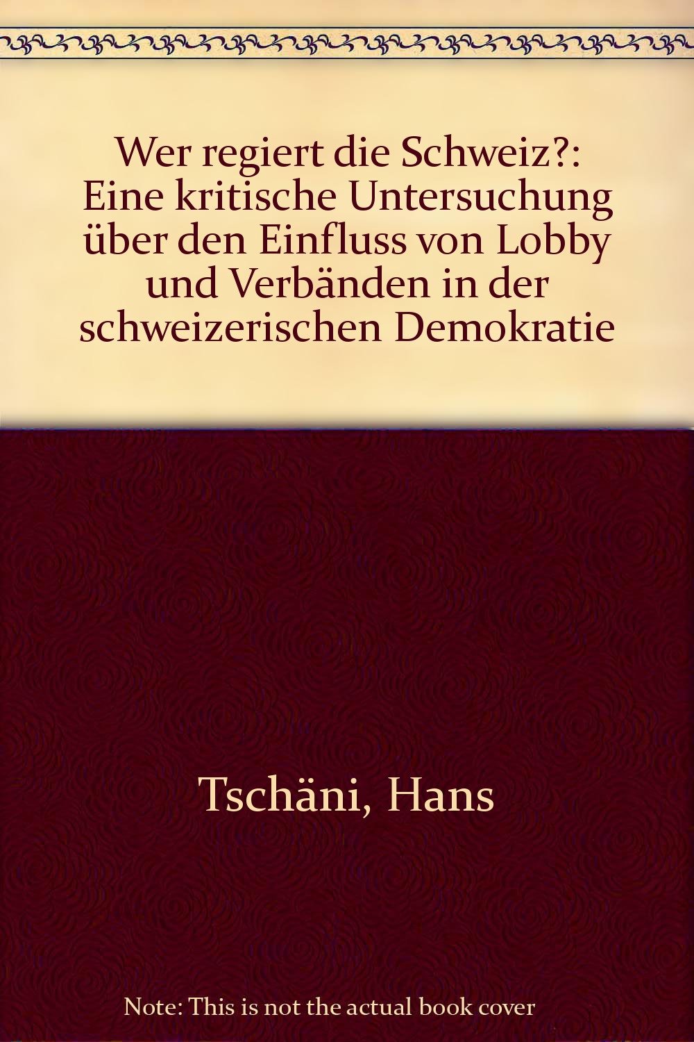 Wer regiert die Schweiz: Der Einfluss von Lobby und Verbänden Politics & History
