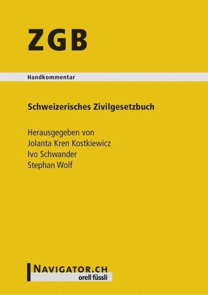 ZGB Handkommentar: Schweizerisches Zivilgesetzbuch Law