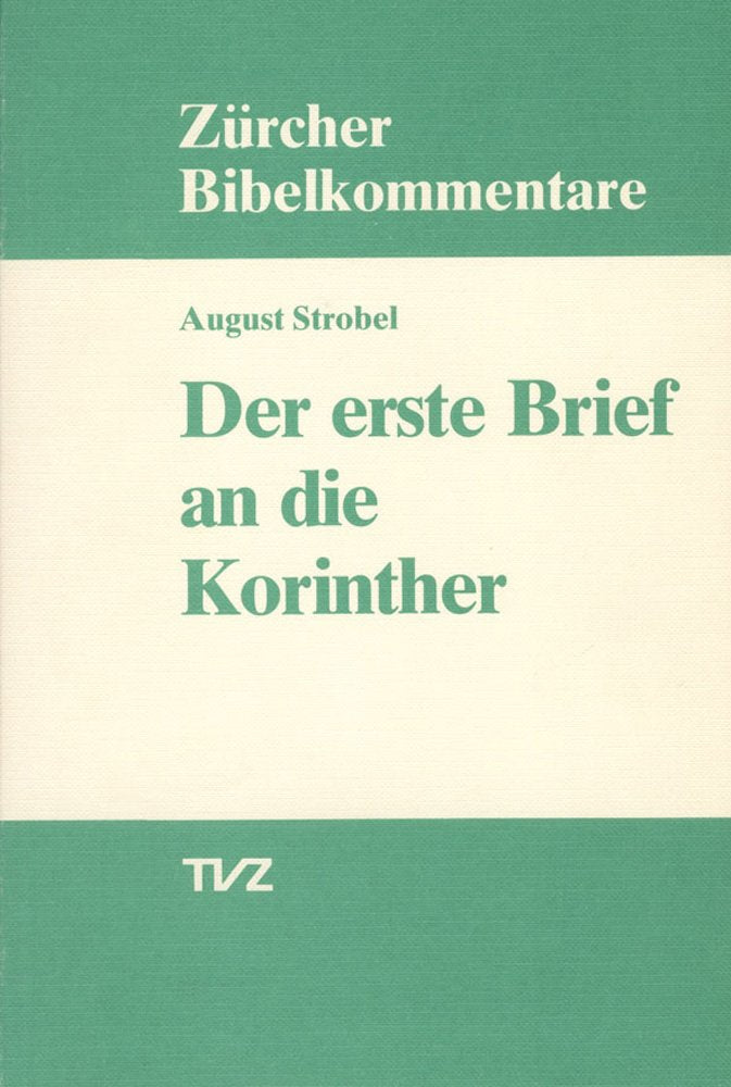 Der erste Brief an die Korinther (Zürcher Bibelkommentare. Neues Testament) Film, Art & Culture