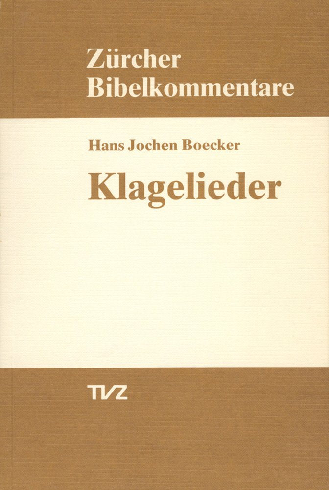 Klagelieder (Zürcher Bibelkommentare. Altes Testament, Band 21) Film, Art & Culture