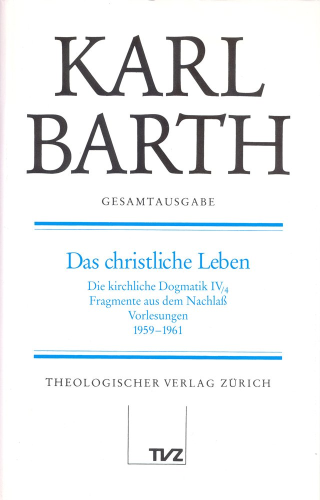 Product Image: Karl Barth Gesamtausgabe