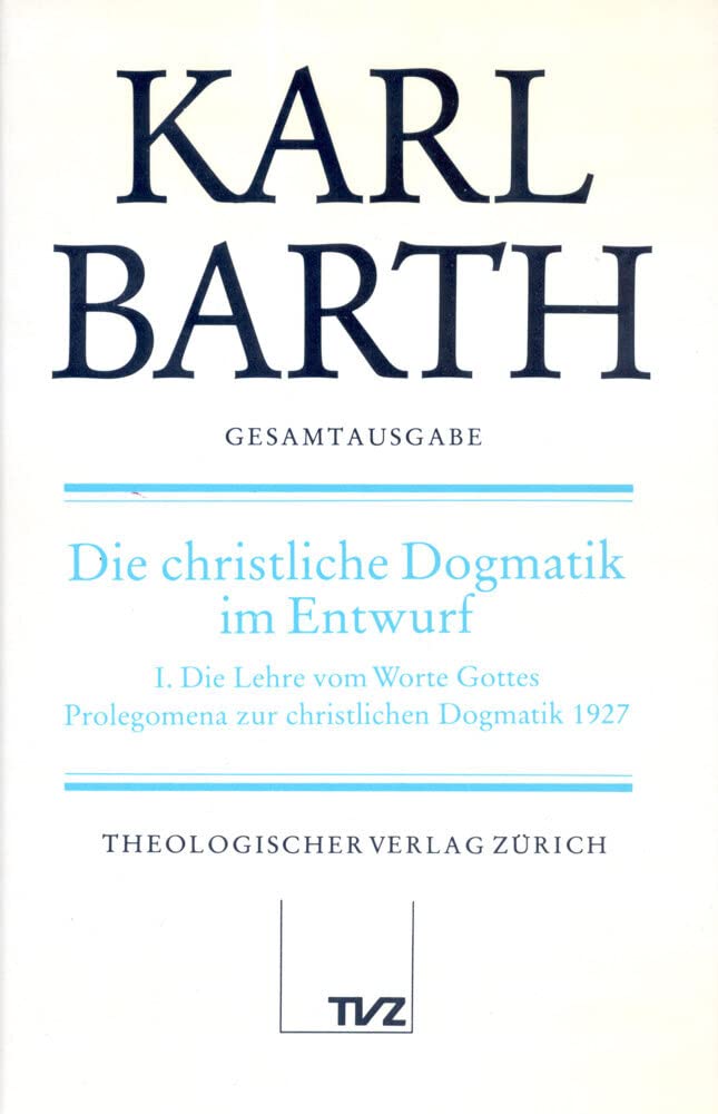 Product Image: Karl Barth Gesamtausgabe