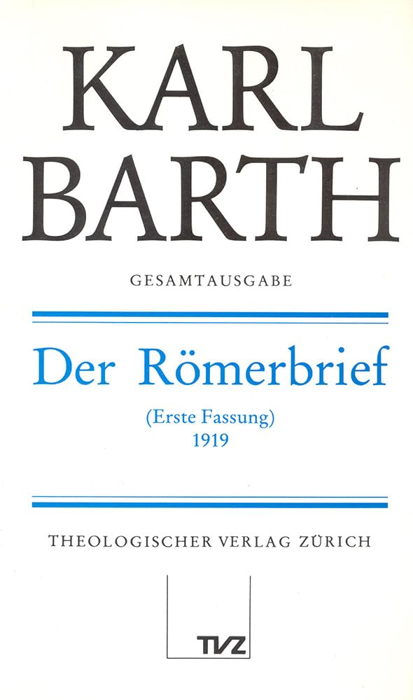 Der Römerbrief 1919 Politics & Society Books