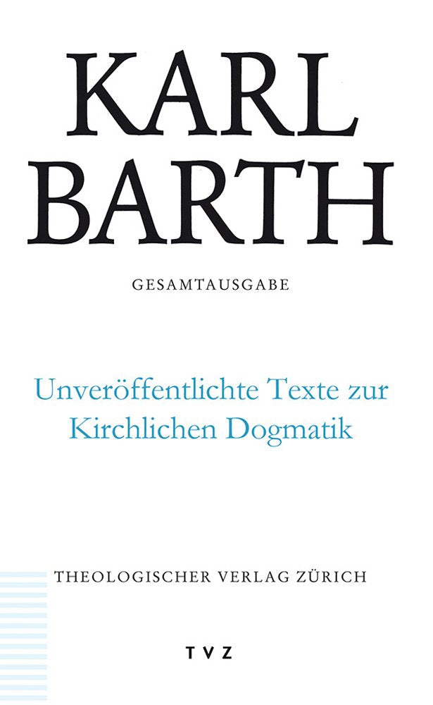 Karl Barth. Supplemente I. CD-ROM für Windows ab 95 und Mac. Unveröffentlichte Texte zur Kirchlichen Dogmatik: Supplemente zur Karl-Barth-Gesamtausgabe, Teil 1. Herausgegeben von Hans-Anton Drewes Religion & Esotericism