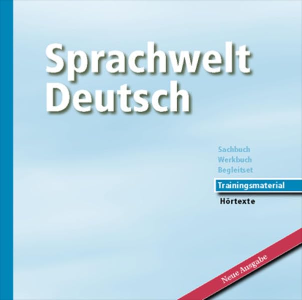 Product Image: Sprachwelt Deutsch: Audio-CDs Trainingsmaterial
