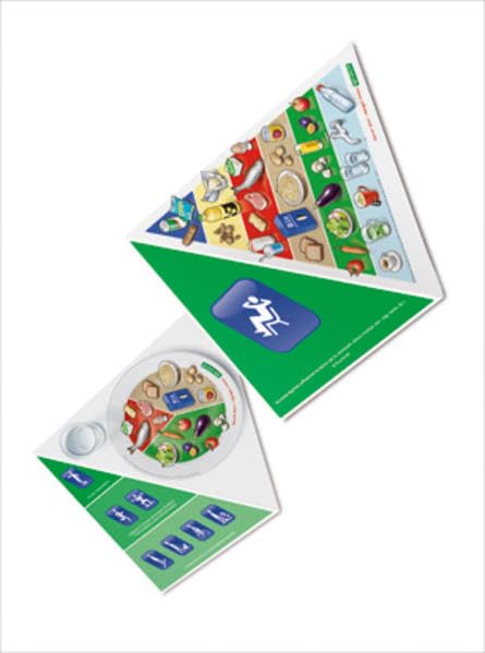 Pyramide 3D: Alimentation, mouvement, détente Learning & Reference