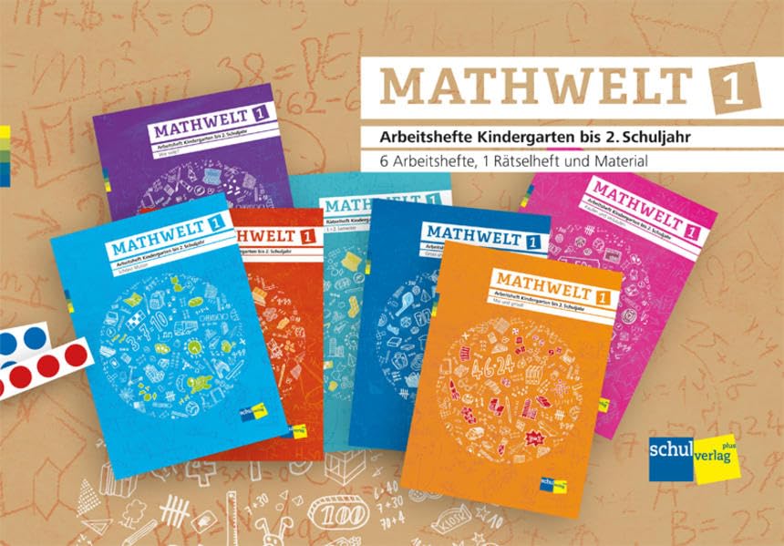 MATHWELT 1: 6 Arbeitshefte und Rätselheft Study Guides