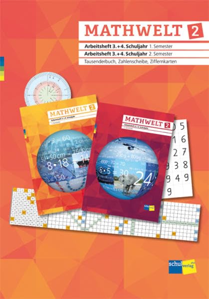 MATHWELT 2: 2 Arbeitshefte 3. + 4. Schuljahr Study Guides