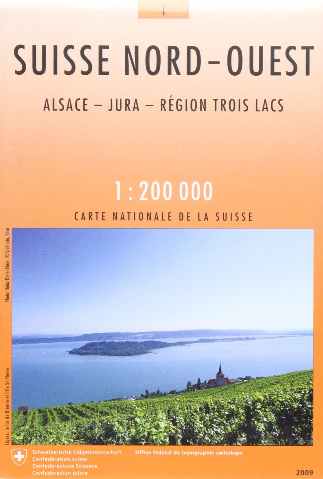 Landeskarte 1:200 000 Set 1-4: Carte nationale de la Suisse - Set avec les feuilles 1-4 (Kleinmassstäbe: 1:200 000 bis 1:1 Mio) Leisure, Home & Garden