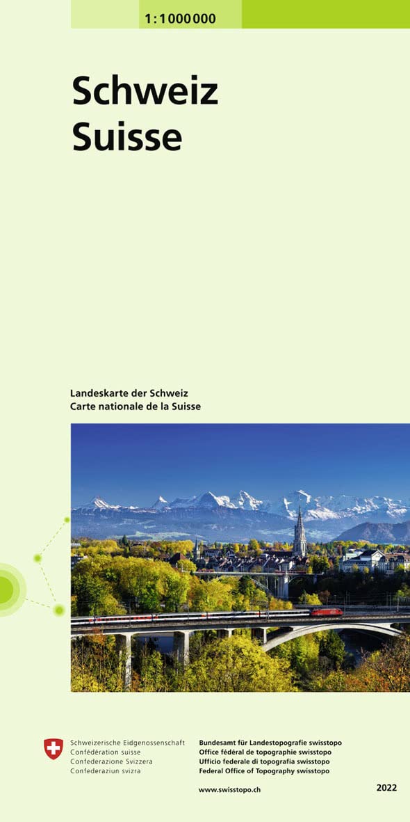 Landeskarte der Schweiz 1:1 000 000: Carte nationale de la Suisse 1:1 000 000 (Kleinmassstäbe: 1:200 000 bis 1:1 Mio, Band 81) Leisure, Home & Garden