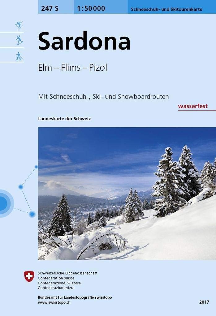 247S Sardona Schneesportkarte Leisure, Home & Garden