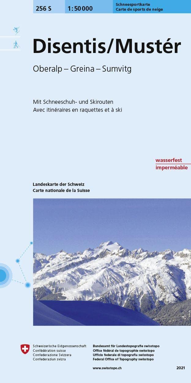 256S Disentis/Mustér Schneesportkarte Leisure, Home & Garden