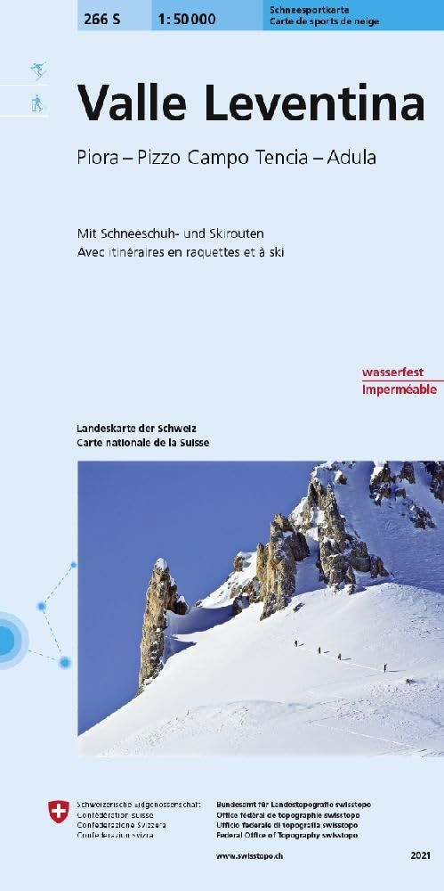 266S Valle Leventina Schneespsortkarte Leisure, Home & Garden
