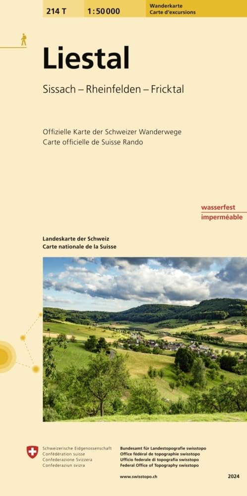 214T Liestal Wanderkarte Leisure, Home & Garden