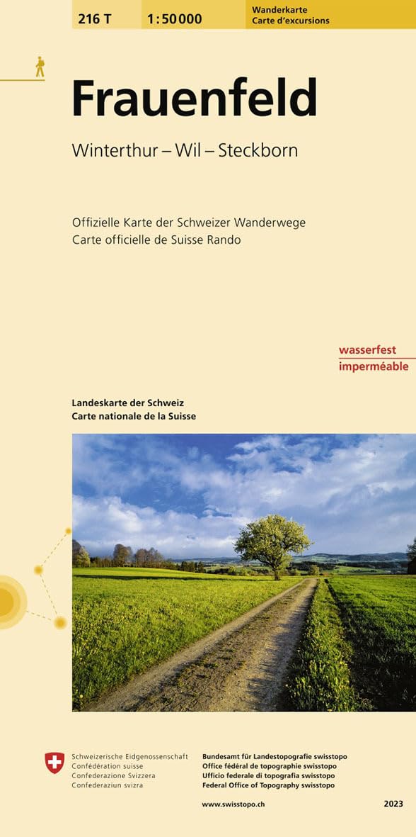 216T Frauenfeld Wanderkarte Leisure, Home & Garden